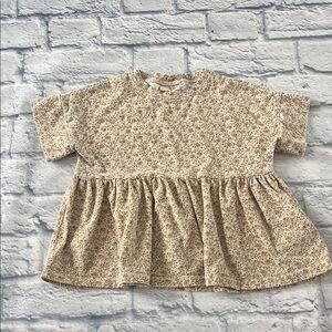 WHEAT Kids Floral Blouse - Beige